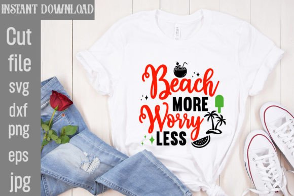 Download Beach More Worry Less SVG Cut File - Beach more worry less svg cut file Collection