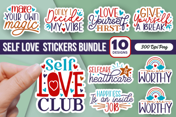 Download Self Love Sticker Bundle - Self love sticker Collection