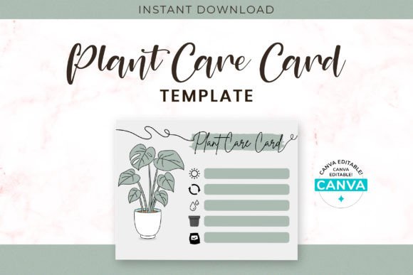 Download Printable Plant Care Cards Template - Printable Collection