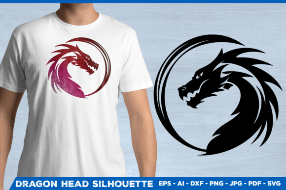 Download Mythical Dragon Head SVG Design - Premium Resources