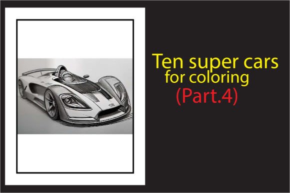 Download Ten Super Cars for Coloring (part.4) - Premium Resources
