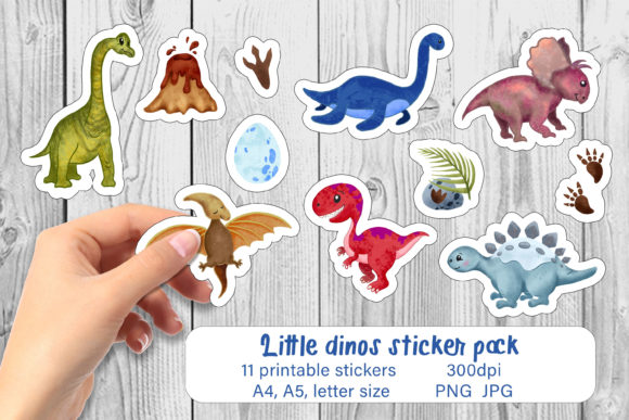 Download Dinosaur Stickers Printable Sticker Pack - Printable Collection